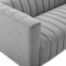 Reflection Sofa in Light Gray Fabric by Modway