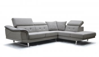 Gaviota Sectional Sofa 1617 in Grey Fabric by VIG [VGSS-1617 Gaviota Grey]