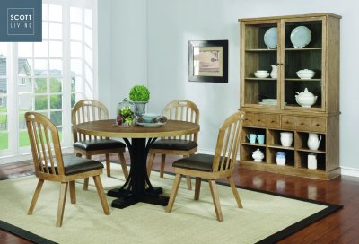 Bishop Dining Table 5Pc Set 107760 - Scott Living by Coaster