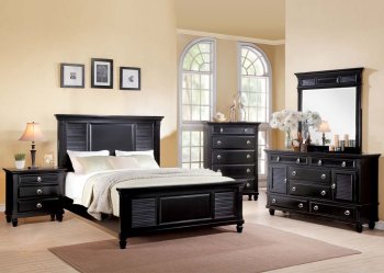 22440 Merivale Bedroom in Black by Acme w/Options [AMBS-22440 Merivale]