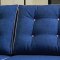 Ravel II Sectional Sofa SM8852 in Blue Fabric