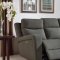 Shaw Power Motion Sofa Set 3Pc in Grey Fabric by VIG