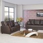 Euro Moda Sofa Bed in Brown Leatherette by Casamode w/Options