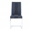 D915DC Set of 4 Dining Chairs in Black by Global