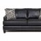 8700 Kimberly Black Bonded Leather Sofa - Chelsea Home Furniture