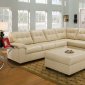 50625 Shi Sectional Sofa in Natural Bonded Leather Match by Acme