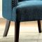 Agalva Accent Chair CM-AC6113TL 2Pc Set in Dark Teal