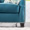 Celeste SM2226 Sofa in Azure Blue Fabric w/Options