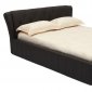 Natalie Bed in Chocolate Leather Match by Whiteline Imports