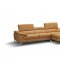 A973b Sectional Sofa in Freesia Premium Leather by J&M