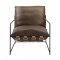 Oralia Accent Chair AC01166 in Saturn Top Grain Leather by Acme