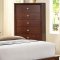 Ilana 24590 Bedroom in Brown Cherry by Acme w/Options