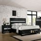 Chrissy 5Pc Bedroom Set CM7552BK in Black w/Options