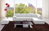 625 Sectional Sofa in White Italian Leather by J&M