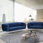 Willow Sofa 687 in Navy Velvet Fabric by Meridian w/Options