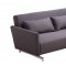 JK042 Sofa Bed in Chocolate Brown Fabric by J&M Furniture