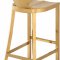 Maddox Stool 706 Set of 2 in Gold Color by Meridian