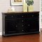 Sabrina CM3199BC-PT Counter Height Table in Black w/Options