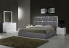 Degas Bedroom Charcoal by J&M w/Optional Naples White Casegoods