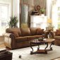 Corvallis Sofa 8405BJ in Brown by Homelegance w/Options