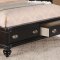 202941 Lady Valerie Bedroom by Coaster in Black w/Options