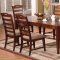 Oak Finish Transitional 5Pc Dining Set w/Optional Items