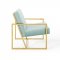 Inspire Accent Chair in Mint Velvet by Modway