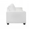 U801 Sofa & Loveseat Set in White PVC by Global w/Options