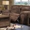 Gershwin Power Motion Sofa in Brown Fabric by NCFurniture