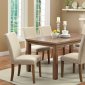 CM3555T-64 Sorrel I 7Pc Dining Set in Rustic Oak w/Ivory Chairs