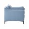 Mesut Sofa LV02387 in Light Blue Leather by Acme w/Options