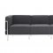 Charles Grande Sofa in Dark Gray Wool by Modway w/Options