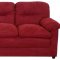 6300 Lisa Sofa & Loveseat Set in Bulldozer Burgundy by Chelsea