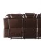 Braylon Motion Sofa 55415 in Brown PU by Acme w/Options