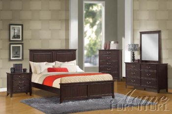 Espresso Finish Classic Charleston Bedroom w/Options By Acme [AMBS-19590 Charleston]