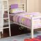 CM-BK1031 Summerville Bunk Bed in Pink & White w/Side Desk