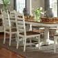 Springfield Dining Set 7Pc 278-CD-PS in Honey & Cream by Libert