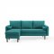 Revive Sectional Sofa in Teal Fabric by Modway