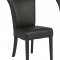 Eden Set of 4 Dining Chairs EV18BLL in Black by LeisureMod