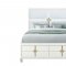 Orion Gold Bedroom in White by Global w/Options