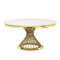 Fallon Dining Table DN01189 Gold & Faux Marble by Acme w/Options