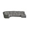 Sali Power Motion Sectional Sofa 6Pc MNY2860 in Gray Fabric