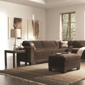 503645 Mason Sectional Sofa in Chocolate Fabric by Coaster