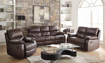 Enoch 52450 Motion Sofa in Dark Brown by Acme w/Options [AMS-52450-Enoch]