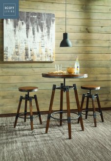 Hornell Bar Table 3Pc Set 182035 - Scott Living by Coaster