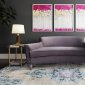 Oslo Sofa TOV-L6108 in Grey Velvet Fabric by TOV Furniture