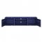 Cargo TV Stand w/2 Side Piers Set 91890 in Blue by Acme