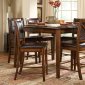 Verona 7Pc Counter Ht Dining Set 727-36 in Amber by Homelegance