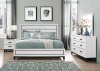 Kate Bedroom Set 5Pc in White by Global w/Options