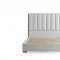 Eden Upholstered Bed B201 in White Vinyl